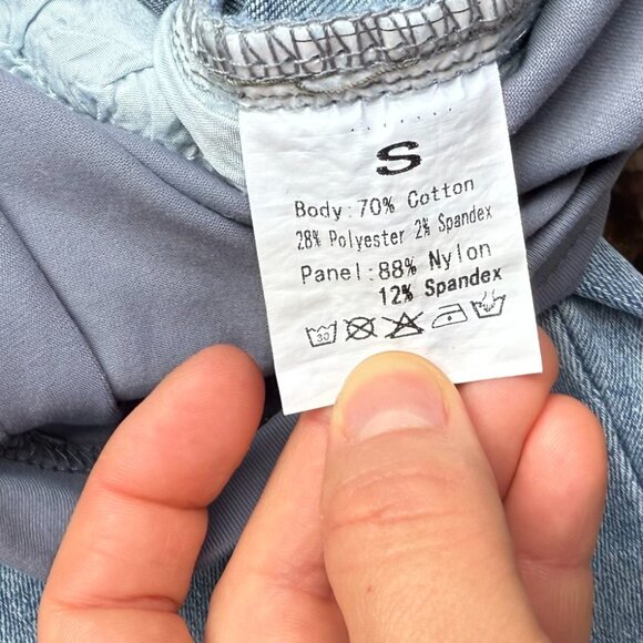 Women's Maternity Jeans Size Small Over Belly Skinny Stretchy Denim Pants Comfy - Picture 9 of 14